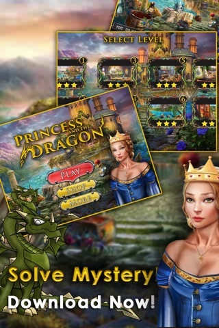 Princess and the Dragon - Hidden Object Game Pro screenshot 3