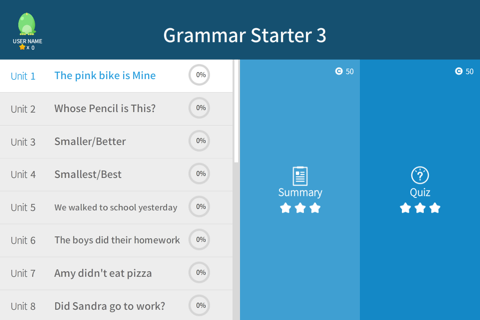Grammar Starter 3 screenshot 3