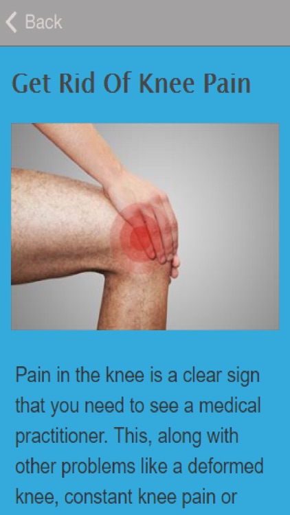 How To Get Rid Of Knee Pain