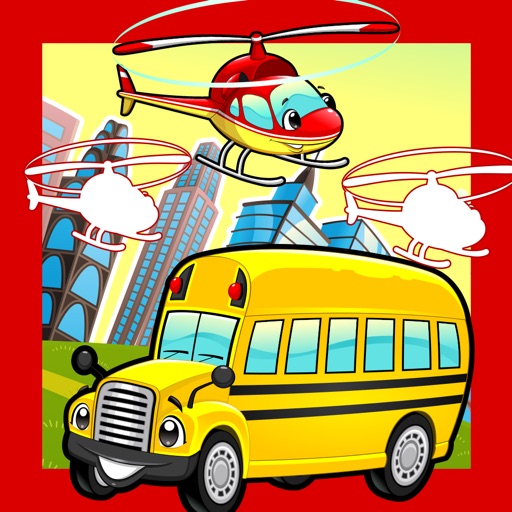 Absolutely Amazing Kids Game For Free With Great Vehicles in The City: Sort The Car-s By Size! iOS App