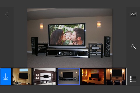 LED TV Photo Frames - make eligant and awesome photo using new photo frames screenshot 2