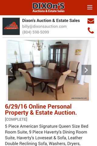 Dixon's Auction & Estate Sales screenshot 2