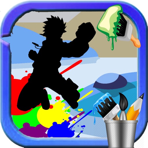 Coloring Game For Kids Naruto Draw Edition iOS App