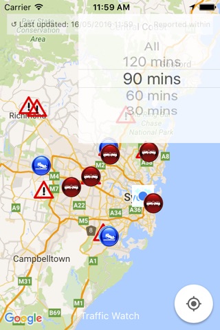 NSW Traffic Watch screenshot 3