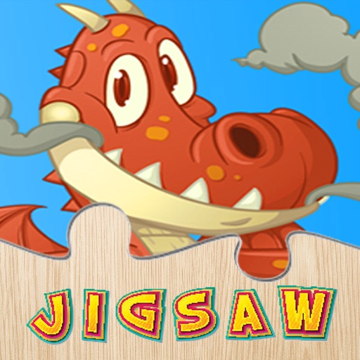 Dinosaur And Dragon Puzzle - Dino Jigsaw Puzzles For Kids Toddler and Preschool Learning Games iOS App