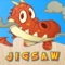 Dinosaur And Dragon Puzzle - Dino Jigsaw Puzzles For Kids Toddler and Preschool Learning Games
