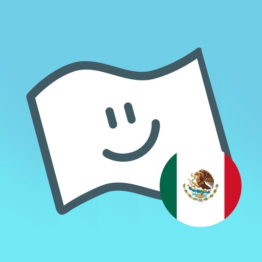 Flag Face Mexico