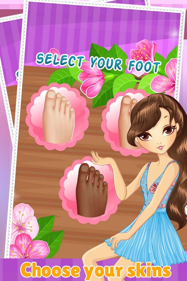 Toe Nail Spa Salon Beautiful Princess Girls - Makeover And Games Dressup Nails Art & Polish screenshot 2