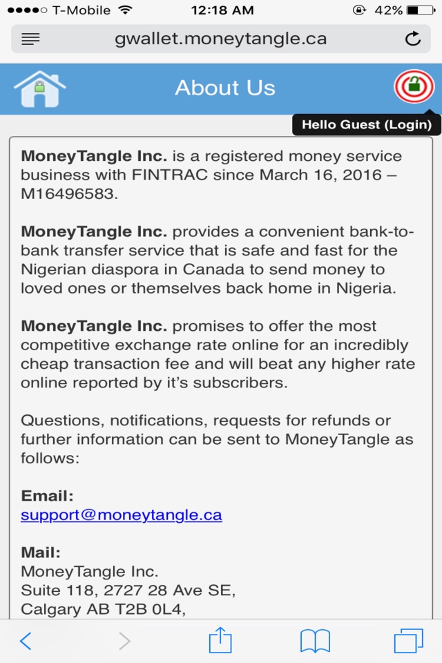 MoneyTangle Inc. Mobile App screenshot 2