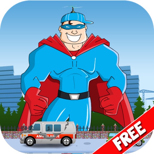 Super Heroes Jet-pack Heli-copters Wars: Captain of the Flying Challenge icon