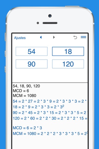 GCD and LCM screenshot 3