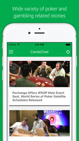 Game screenshot CardsChat Poker News apk