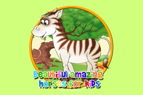 beautiful amazing horses for kids - no ads screenshot 3