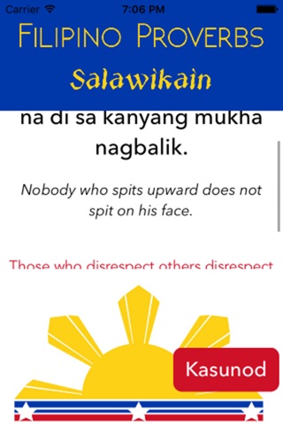 Filipino Proverbs screenshot 3