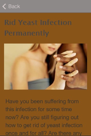 How To Get Rid Of A Yeast Infection screenshot 2