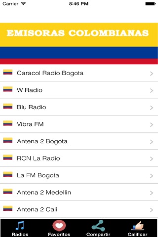 Emisoras Colombianas Gratis en Vivo screenshot 2