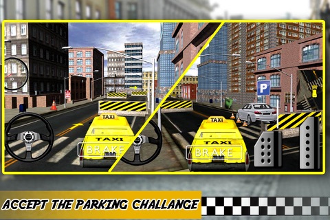 Yellow Taxi Driver Parking - Crazy Cab In New york City Traffic Simulator screenshot 4