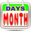 Days And Months Learning Game-Education Learning For Kids Using Flashcards and Sounds,A toddler calendar learning app
