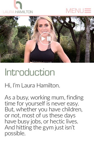 Laura Hamilton - Full Body Workout screenshot 2