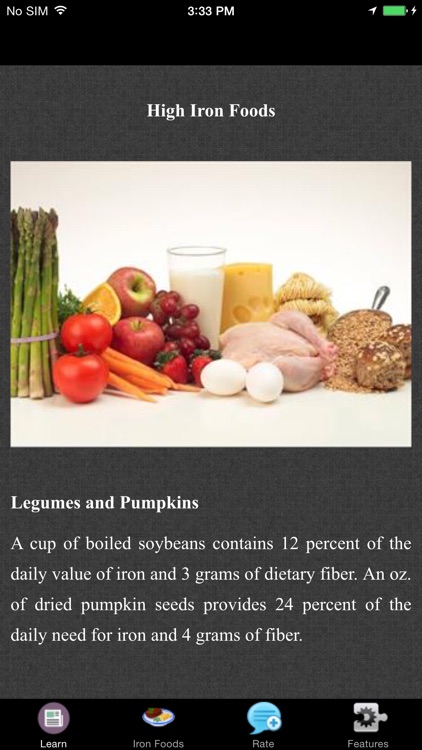 High Iron Food - Whole Food Supplements