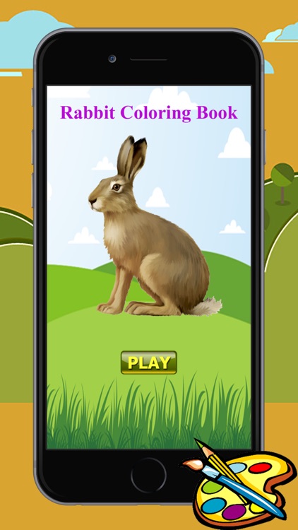 Coloring Book Rabbit free game for kids