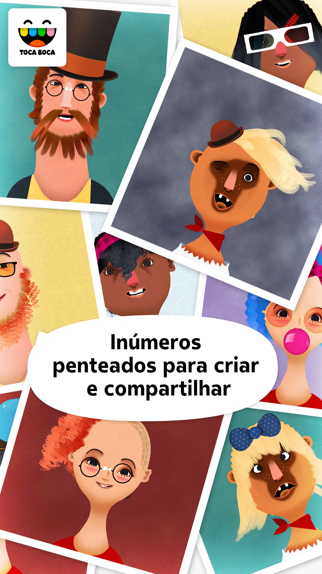 Screenshot do app Toca Hair Salon 2