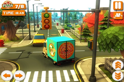 Blocky Truck Pizza Craft 3D screenshot 3