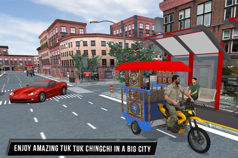 City Tuk Tuk Chingchi Drive 3D screenshot 3