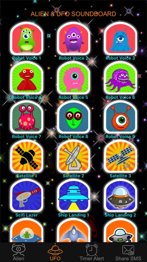 Alien Voice & UFO Soundboard Button: 90+ Sci-Fi Sound Effect(圖2)-速報App