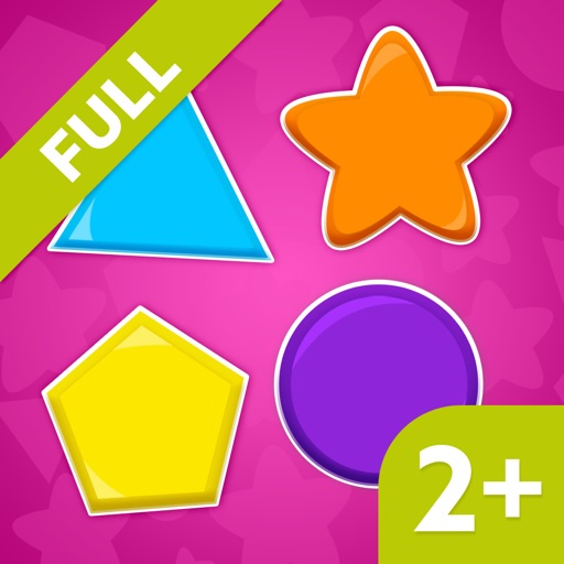 LittleOnes Toddler Puzzle Shapes 2, Educational Puzzle Games for Babies, Toddlers & Preschool Kids. Sorting Shapes and Colors - Full Version