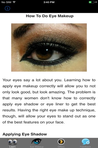 How to Do Eye Makeup - Eye Makeup Techniques screenshot 2