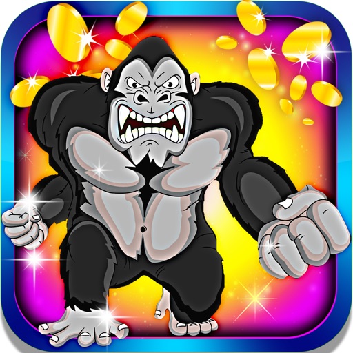 Gorilla's Slot Machine: Take a chance, lay a bet and be the winner of the tropical forest iOS App
