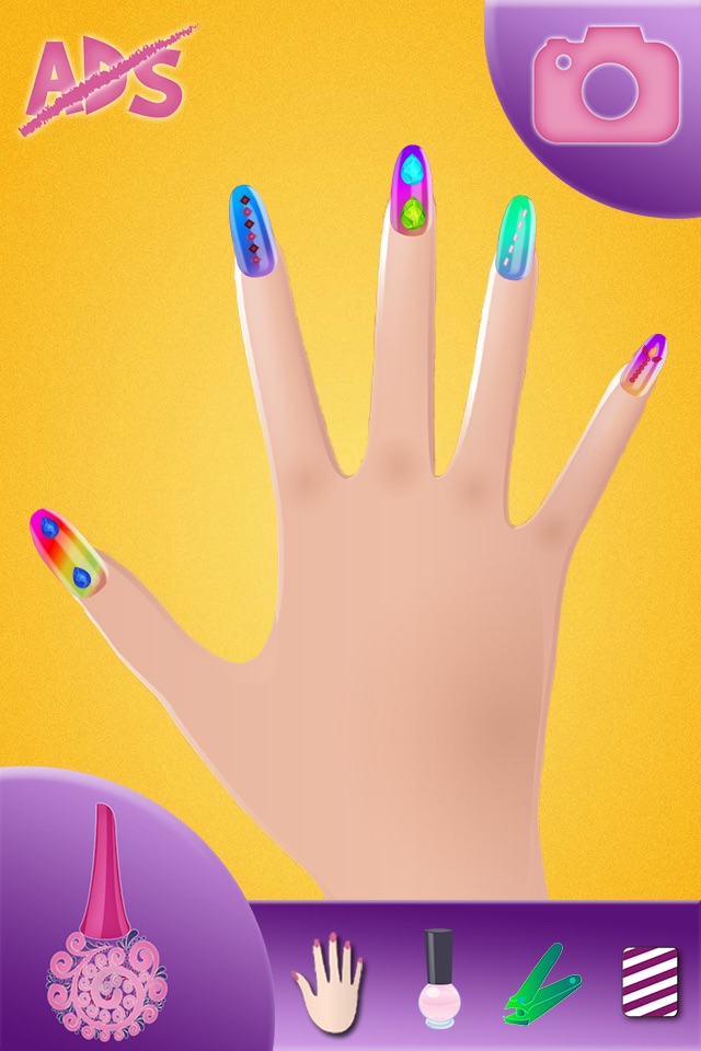 Nail Art Design – Manicure Make-over in a Trendy Beauty Salon for Girl.s screenshot 3