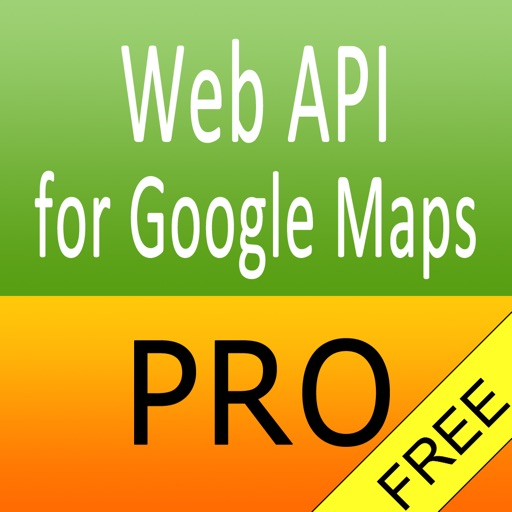 Web API for Google Maps Pro FREE iOS App