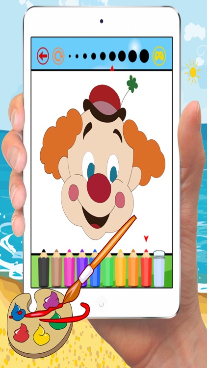 Circus Coloring Book Pages Learn Drawing and Paint