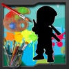 Color For Kids Games NINJA HATTORI Edition