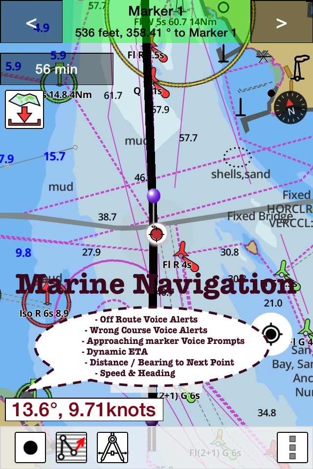 i-Boating: Canada & USA - Marine / Nautical Navigation Charts for fishing & sailing screenshot 4