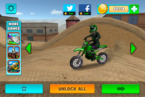 Hill Bike 3D | Moutain DirtBike Racing Game For Free screenshot 2