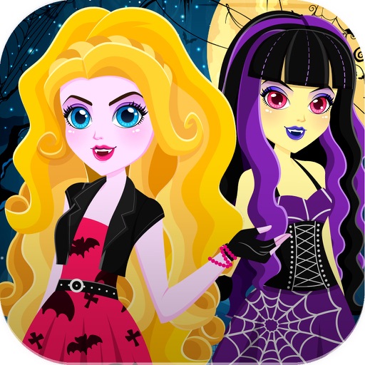 " Descendants of Monster Girl " Dress-up - Ever after Halloween hight party salon game Icon