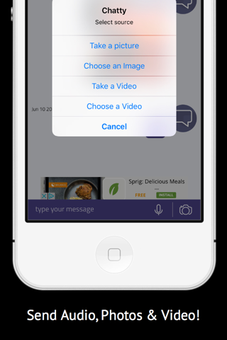 Chatty Messenger - Connect With Friends using Photos, Videos, and More screenshot 3