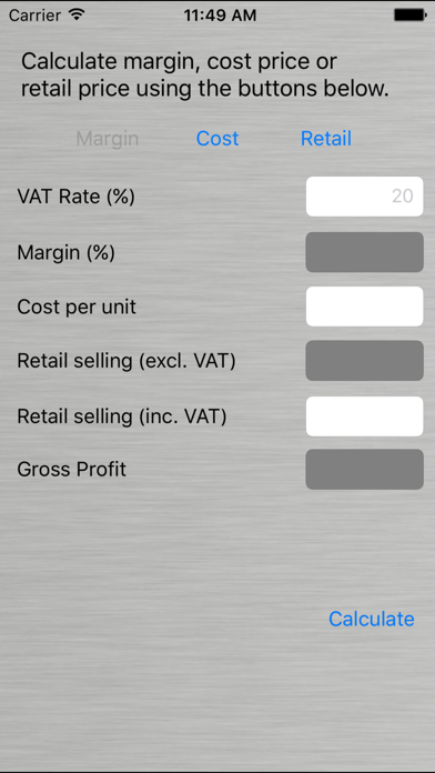 How to cancel & delete Margin and Markup Calculator from iphone & ipad 1