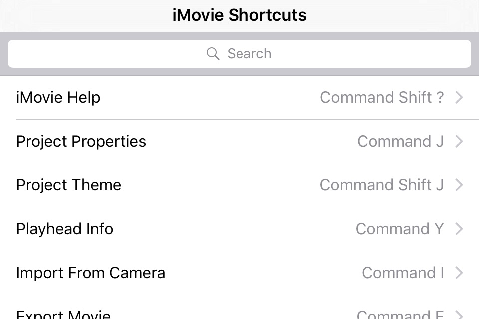 Shortcut: iMovie Edition screenshot 4