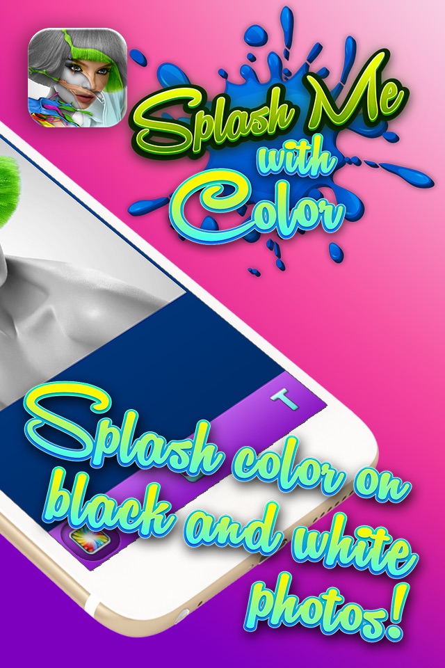 Splash Me with Color! Highlight Black & White Pictures with Retouch Effects and Color Pop Tool screenshot 2