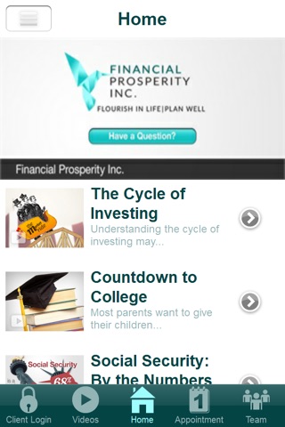 Financial Prosperity, Inc. screenshot 2