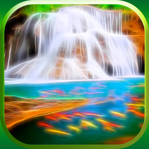 3D Waterfall Wallpaper – Cool Fractal Nature Background.s & Retina Lock Screen.s iOS App