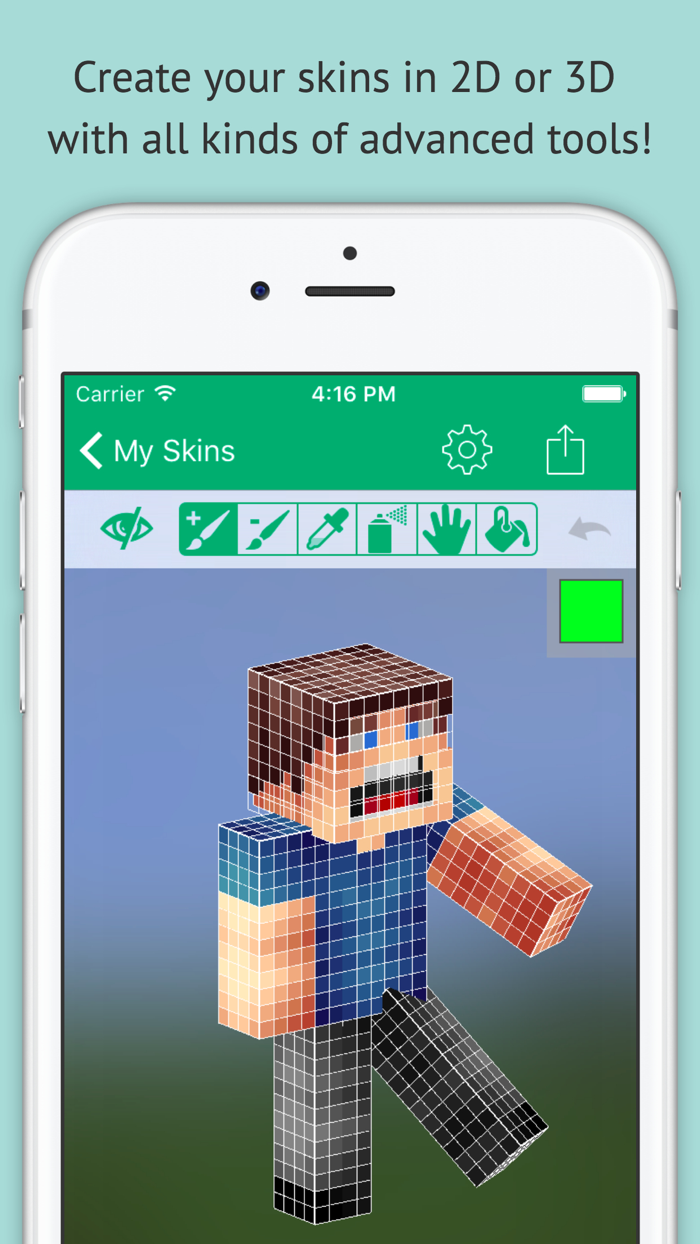Skin Editor Minecraft Creator Edition