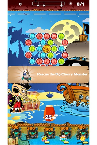 Pirate Bubble Shooter - Sea Pirates screenshot 2