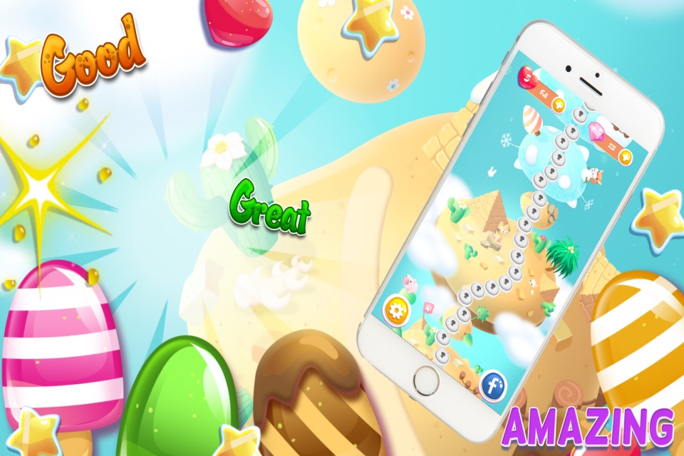Icecream crush Games - Kids Ice Cream Food match FREE screenshot 2