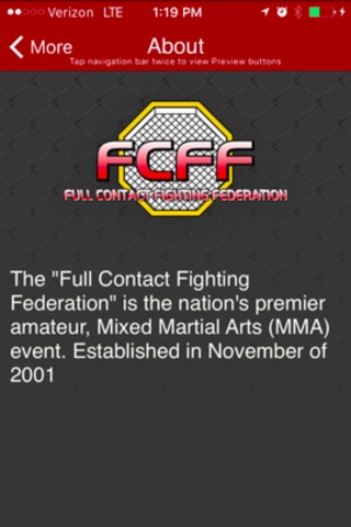 Full Contact Fighting Federation app screenshot 3