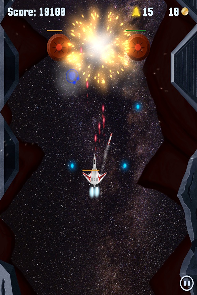 Incident X - Deep space plasma hell shoot them up screenshot 2